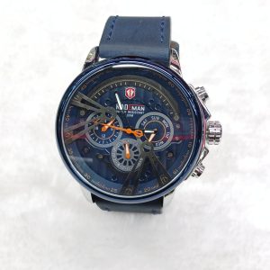 KADEMAN Dual Display Leather Belt watch