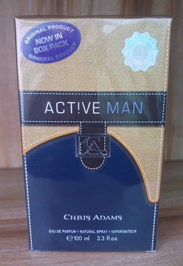 Chris Adams Active Man Eau De Parfum Natural Spray 100ml