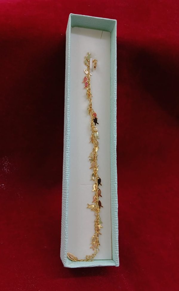 Gold Plated Lovely Small Fish Anklet