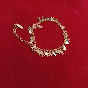 Gold Plated Lovely Small Fish Anklet