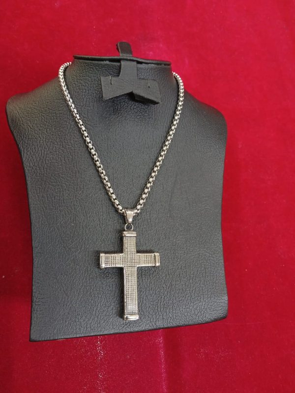 Stainless Steel Religious Cross Necklaces & Pendants for Men