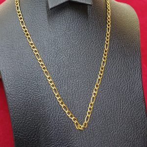 Fashion Italian Men's Yellow Gold Colour Link Chain Necklace