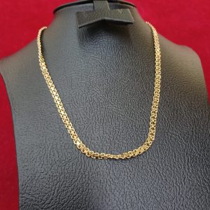 Gold wheat chunky heavy men necklace chain