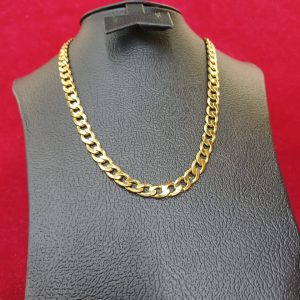 Silver gold tone Figaro chain