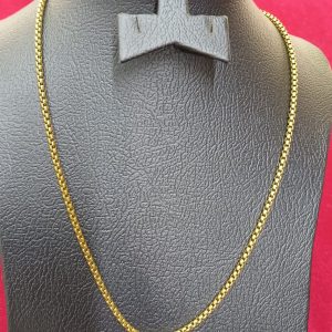 Vintage Gold Tone Lightweight Chain Necklace