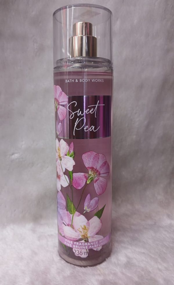 Bath & Body Sweet Pea Works Fine Fragrance Mist Spray Splash 8 oz Full Size NEW