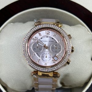 Michael Kors Rose Gold Cermic womens watch