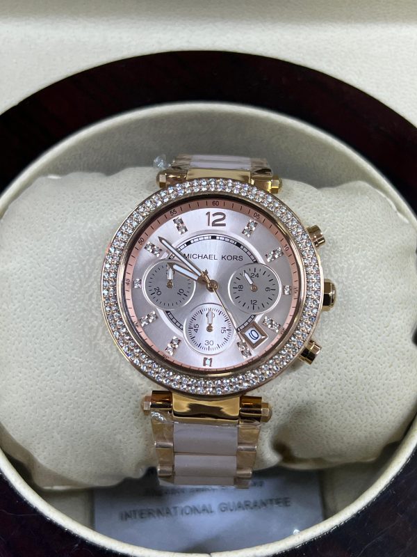 Michael Kors Rose Gold Cermic womens watch