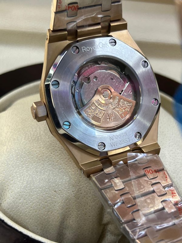 Audemars Piguet Royal Oak Green Dial Rose Gold Selfwinding - Image 4