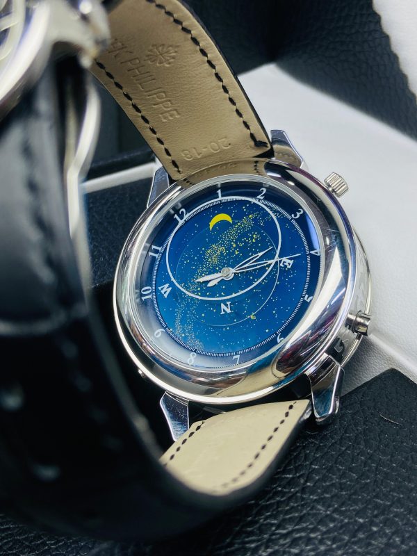 Patek Philippe 5951/500P‑001 Grand Complications Perpetual Calendar Moon‑Phase Chronograph – Platinum, Black Dial - Image 2