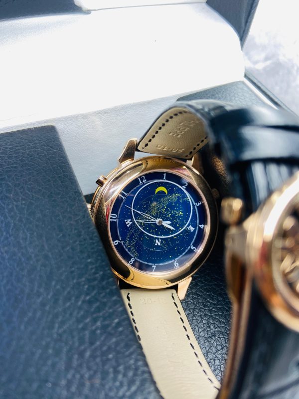Patek Philippe 5951/500P‑001 Grand Complications Perpetual Calendar Moon‑Phase Chronograph – Rose Gold Finish, Black Dial - Image 3