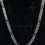 Slim Pure Silver Figaro Chain – Everyday Minimalism
