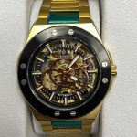 Lexros Gold Skeleton Automatic Men’s Watch – Luxury Self-Winding Timepiece | Pbeauty Galore Kenya