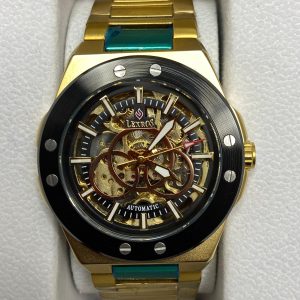 Lexros Gold Skeleton Automatic Men’s Watch – Luxury Self-Winding Timepiece | Pbeauty Galore Kenya